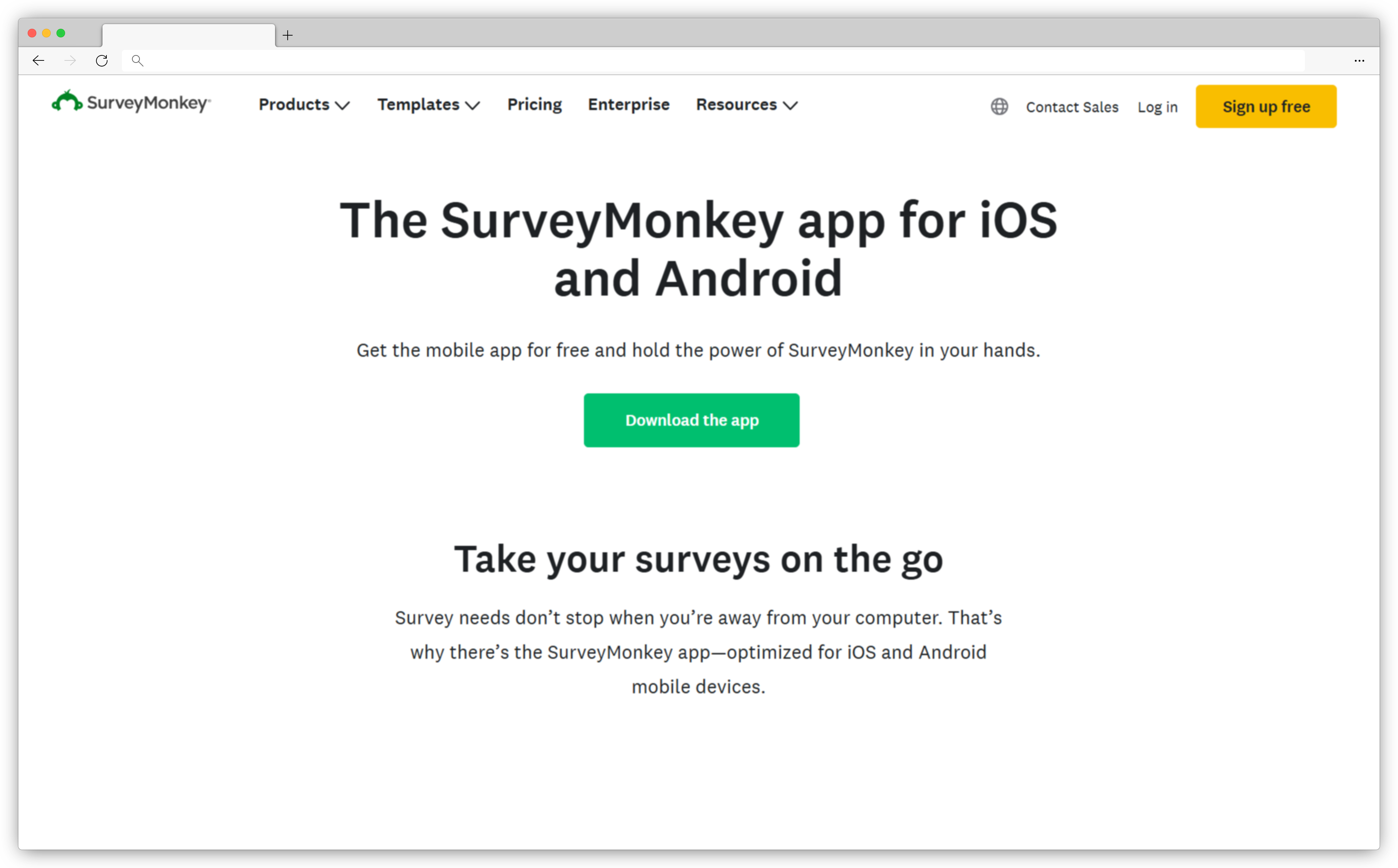 Android Survey Apps - SurveyMonkey