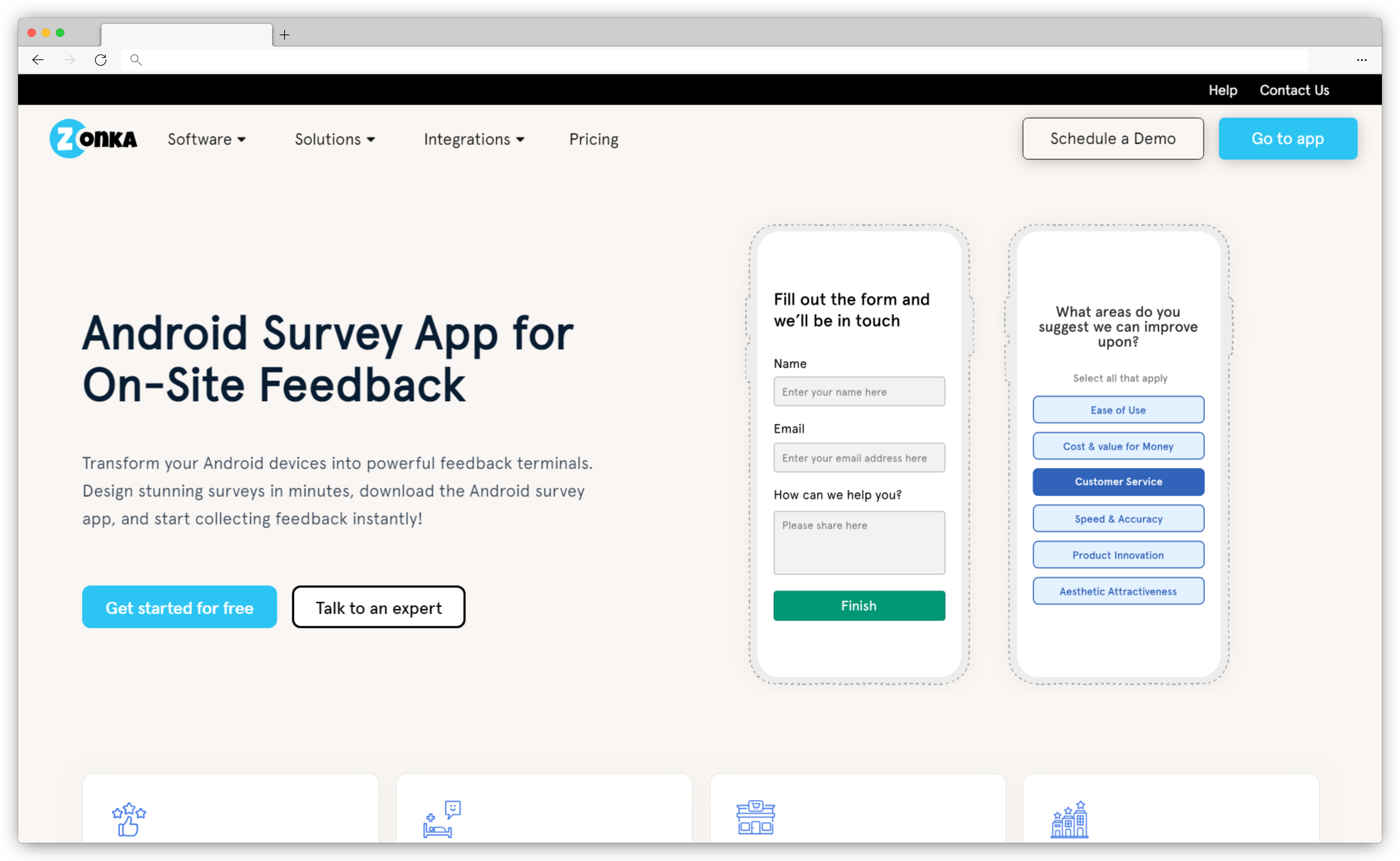 Android survey app - Zonka Feedback