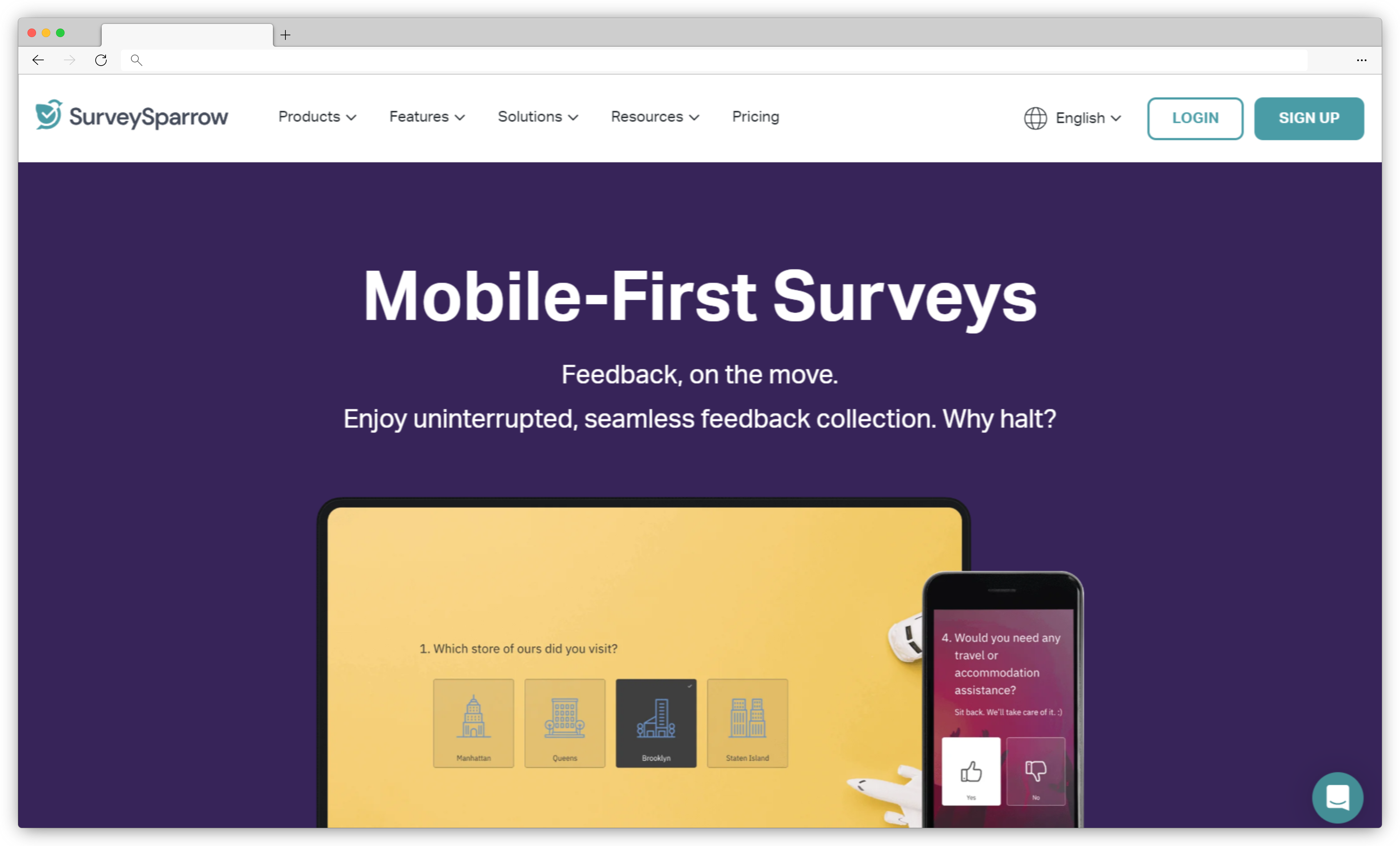 Mobile Forms Apps - SurveySparrow