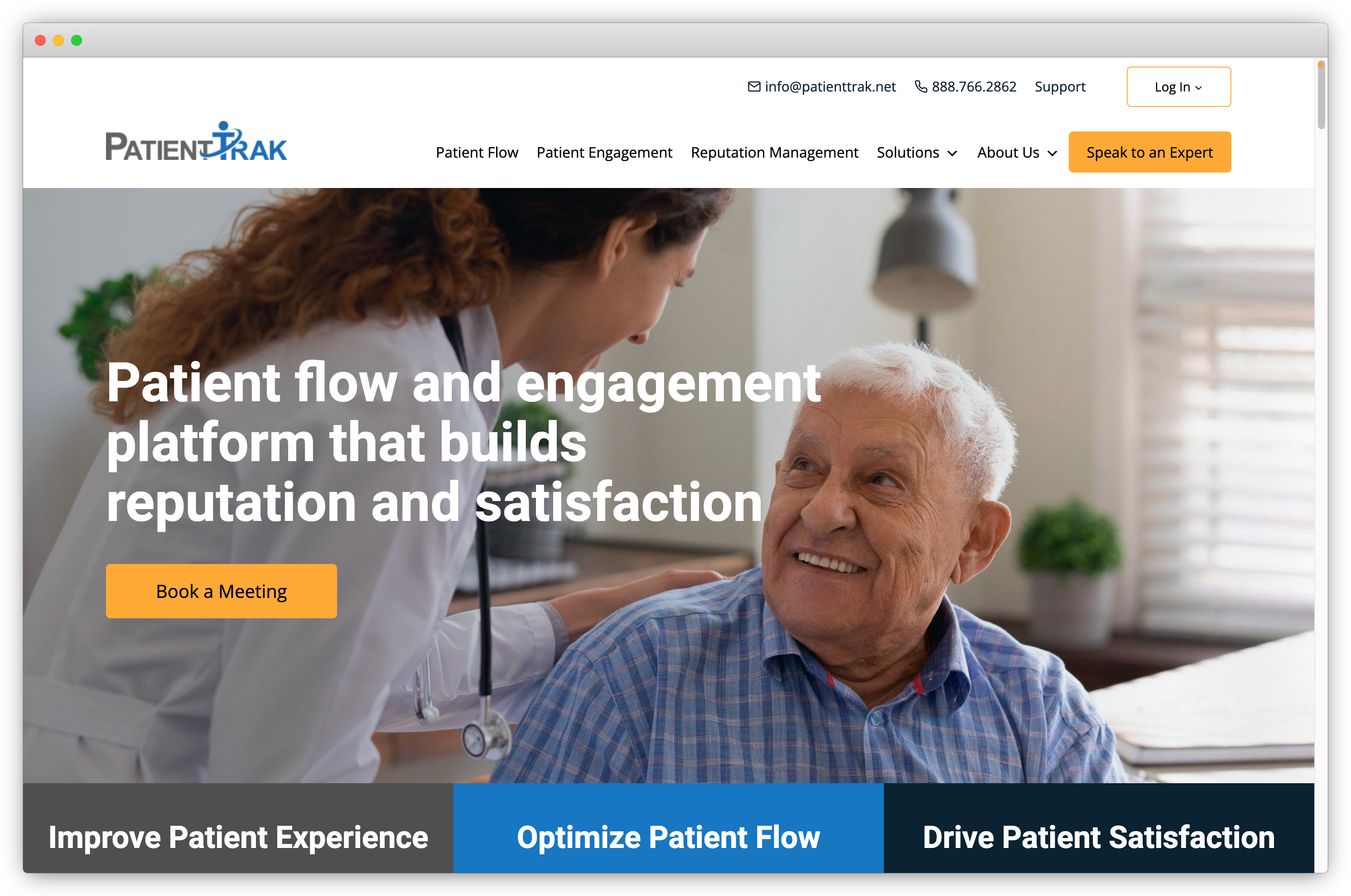 PatientTrak Patient Experience Tool