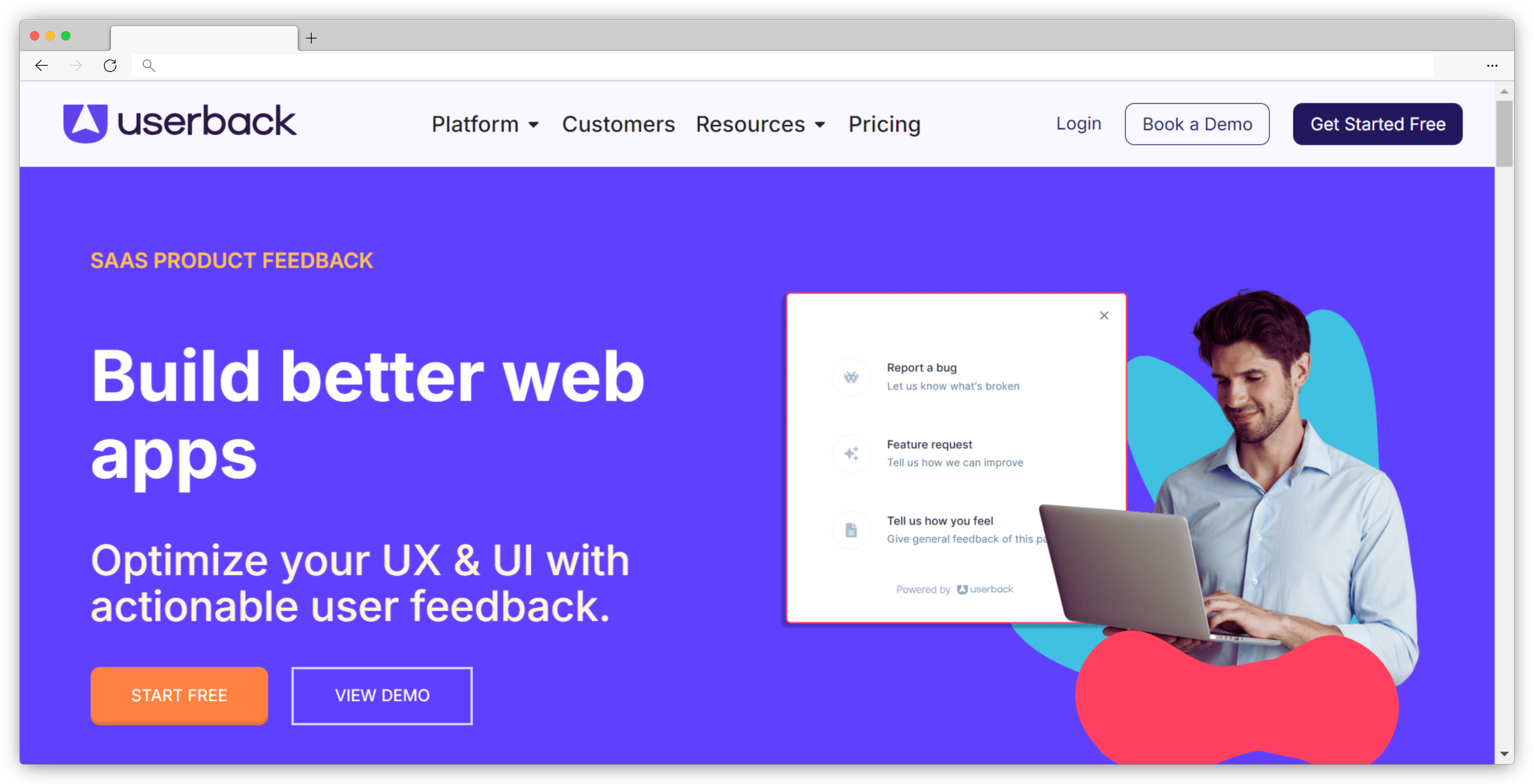 Product Feedback Software - Userback