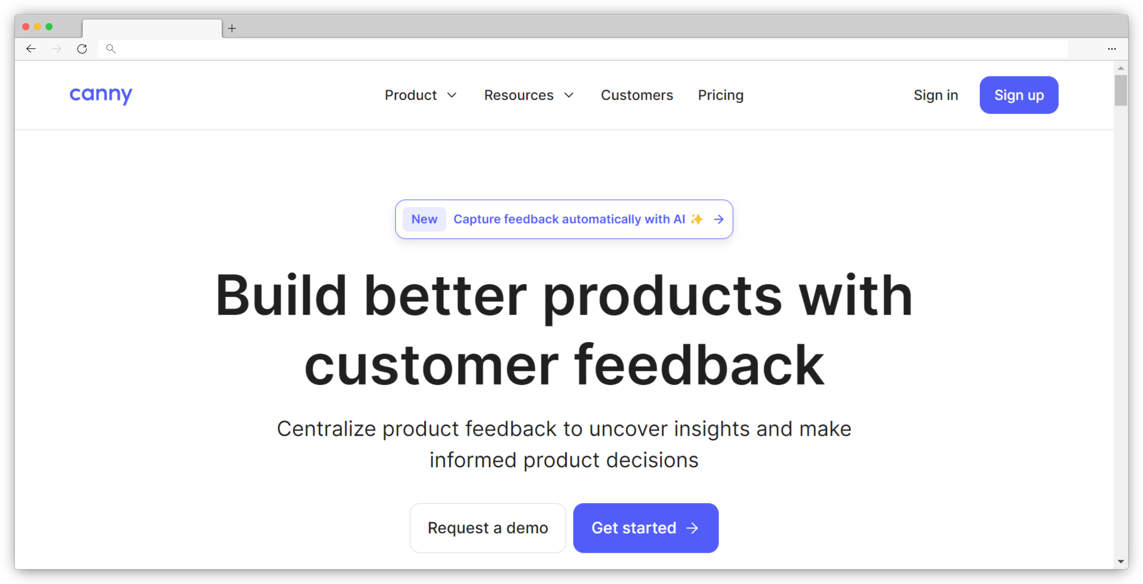 Product Feedback Tool - Canny