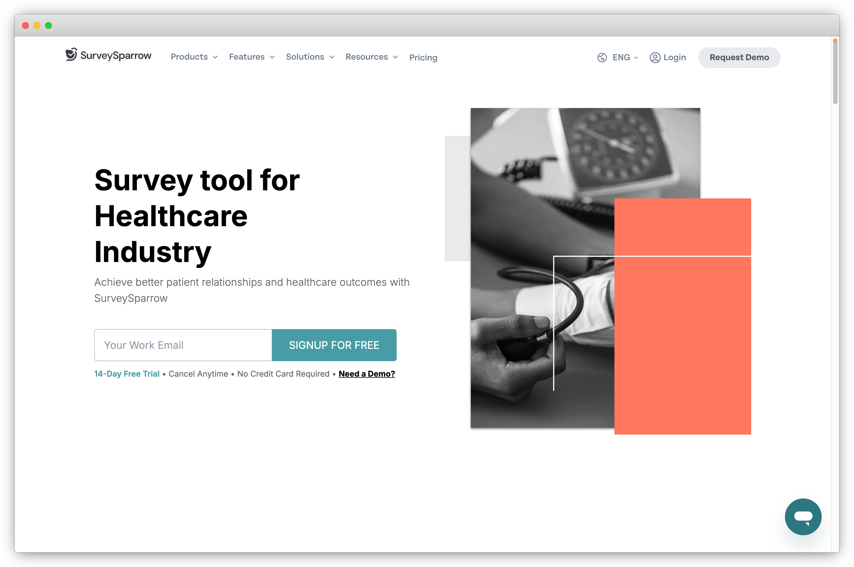 SurveySparrow Patient Experience Tool