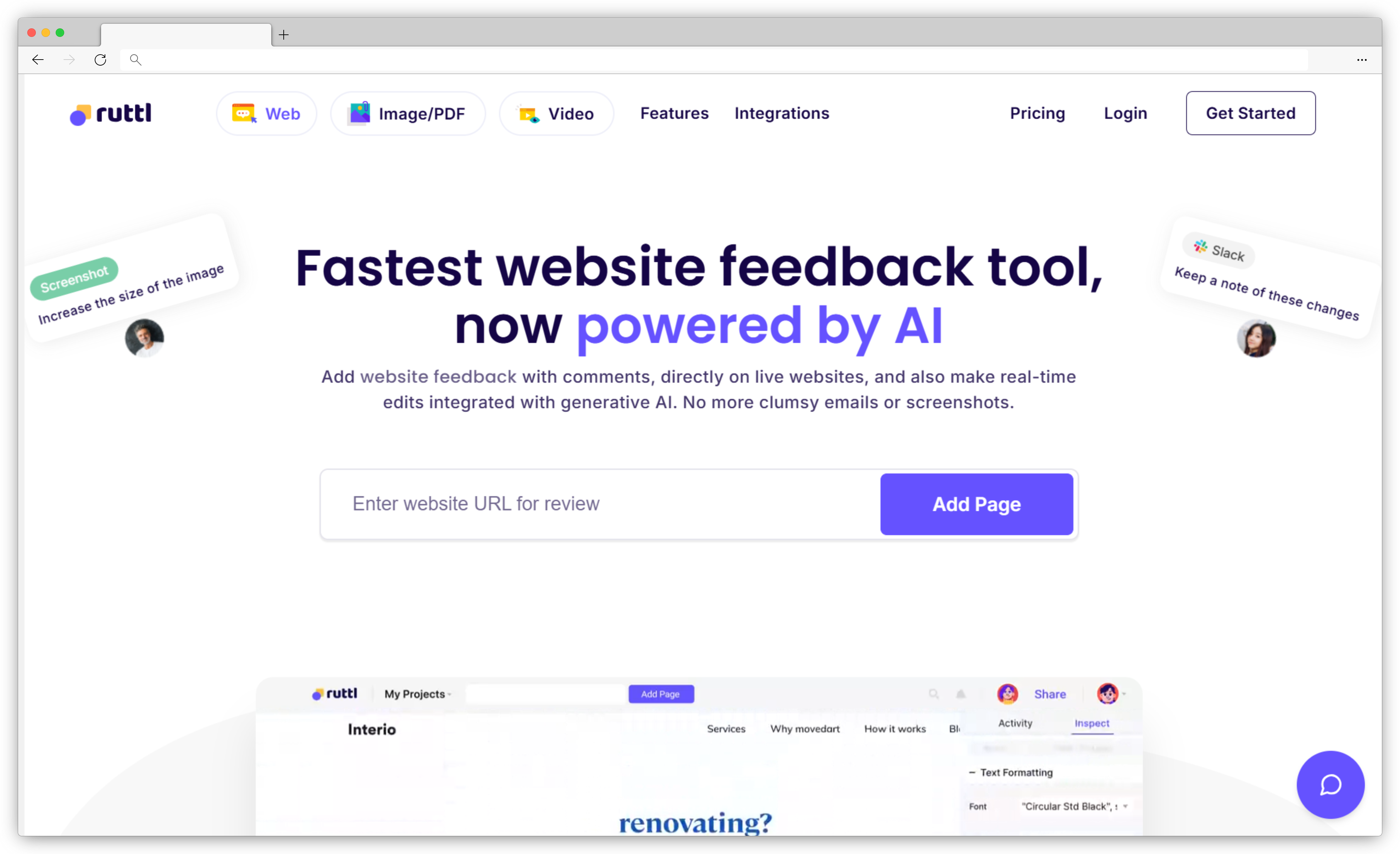 Website Feedback Software - Ruttl