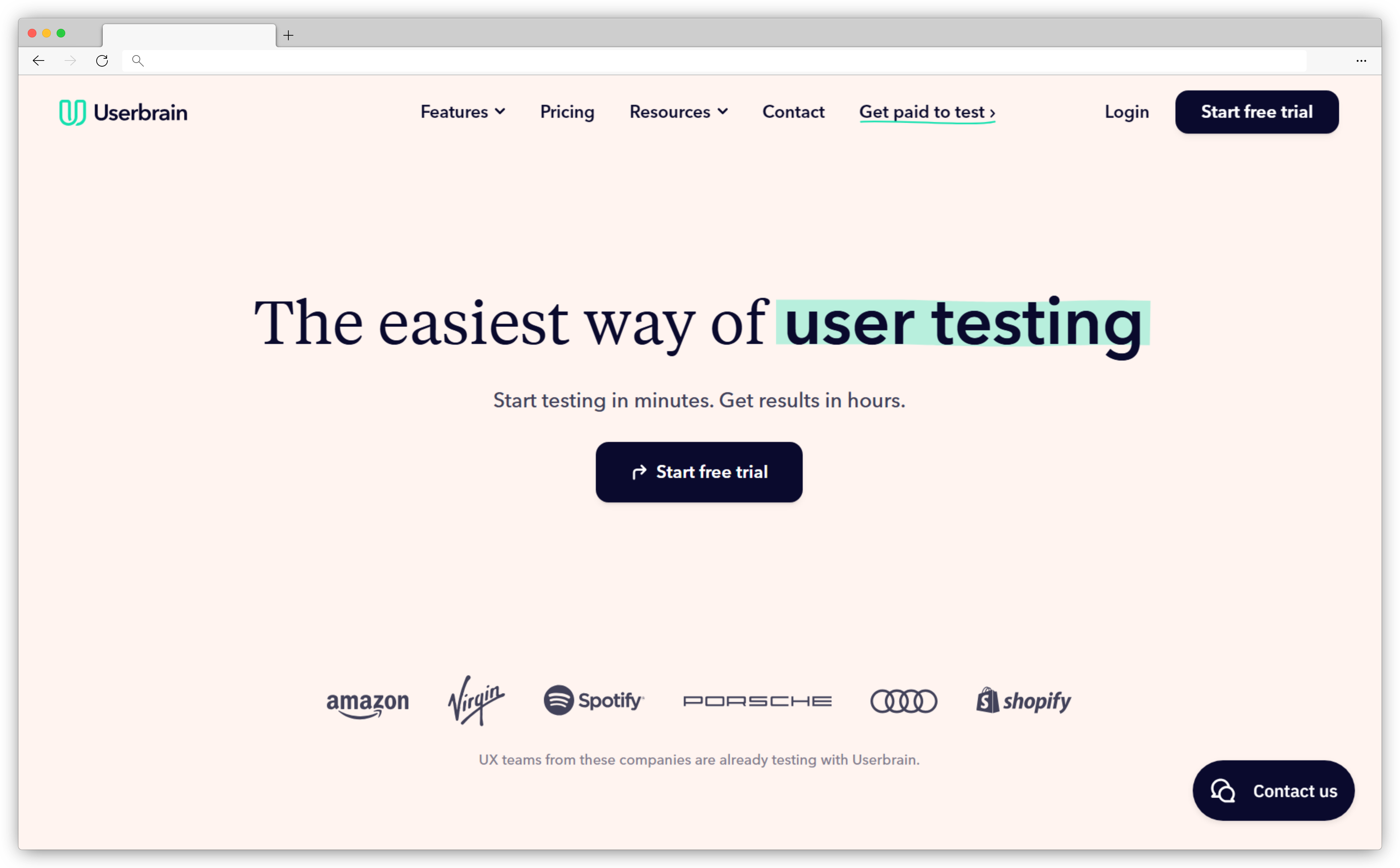 Website Feedback Software - UserBrain