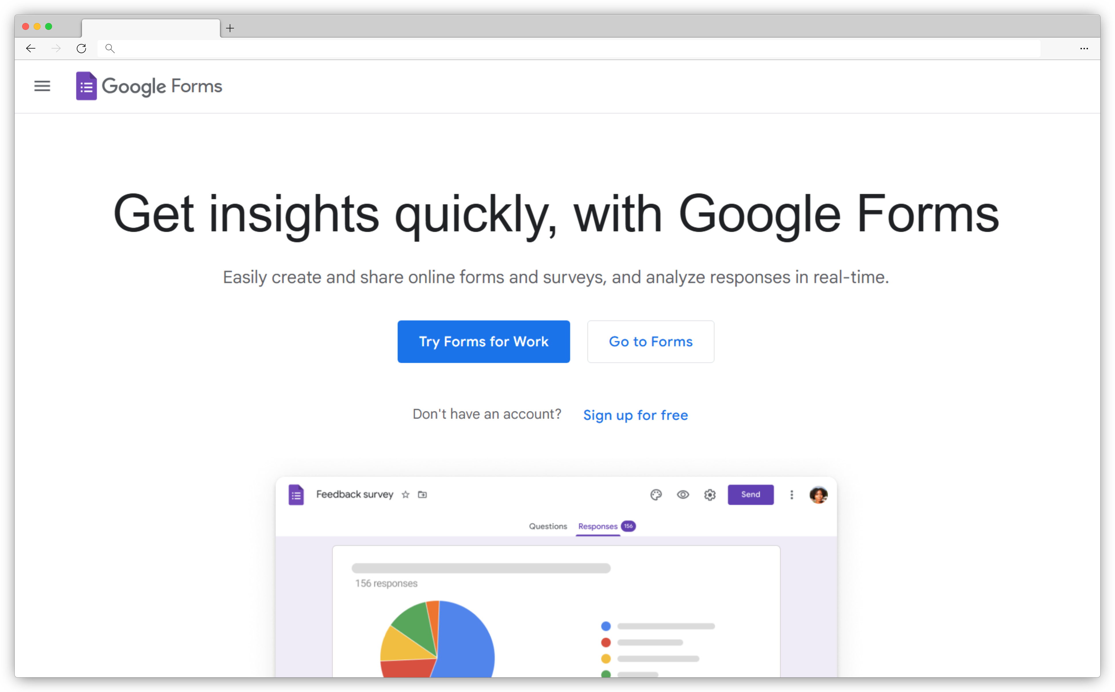 Website Feedback Tools - Google Forms