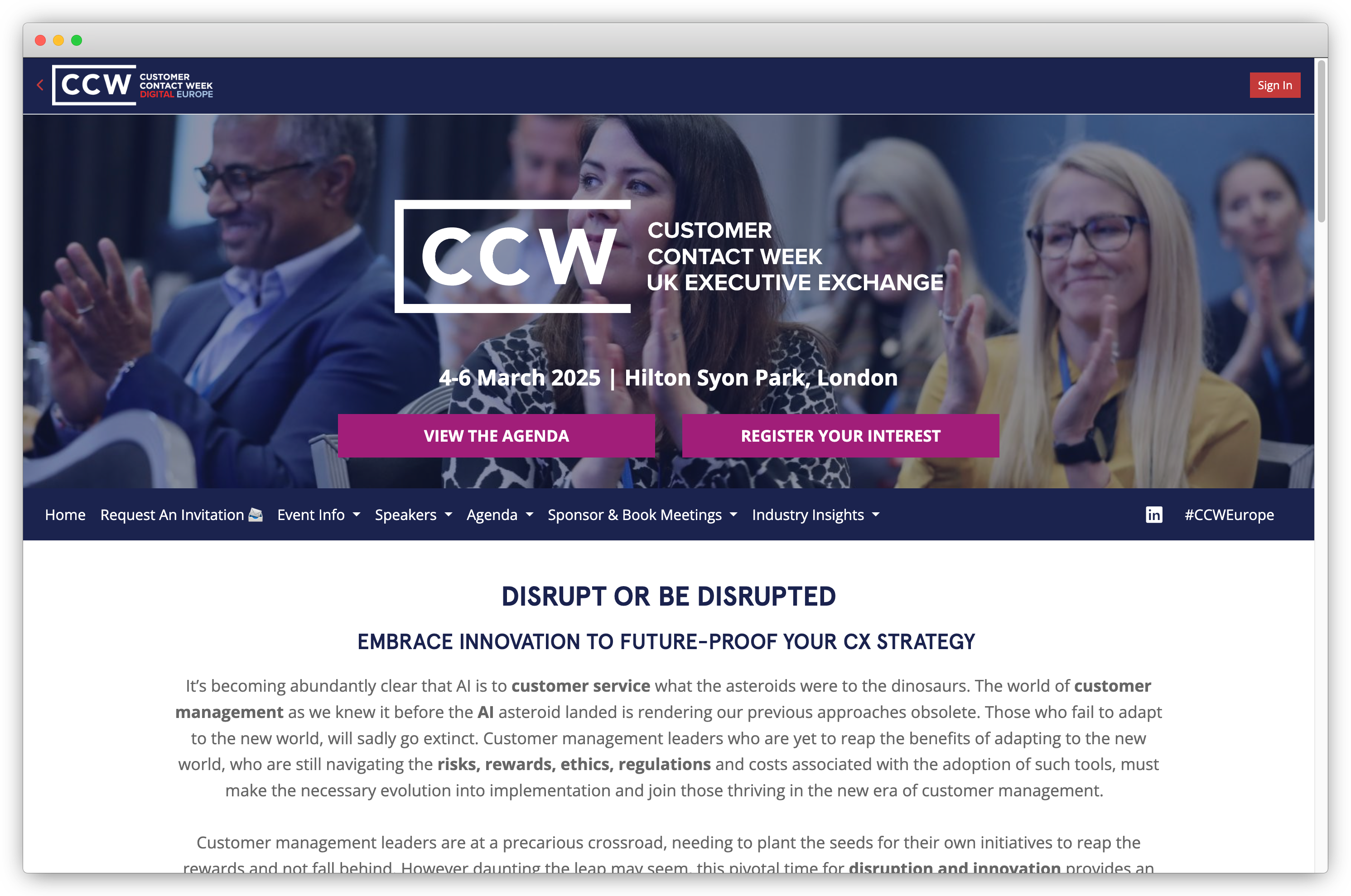 ccw-uk-executive-exchange-omnichannel-cx-events