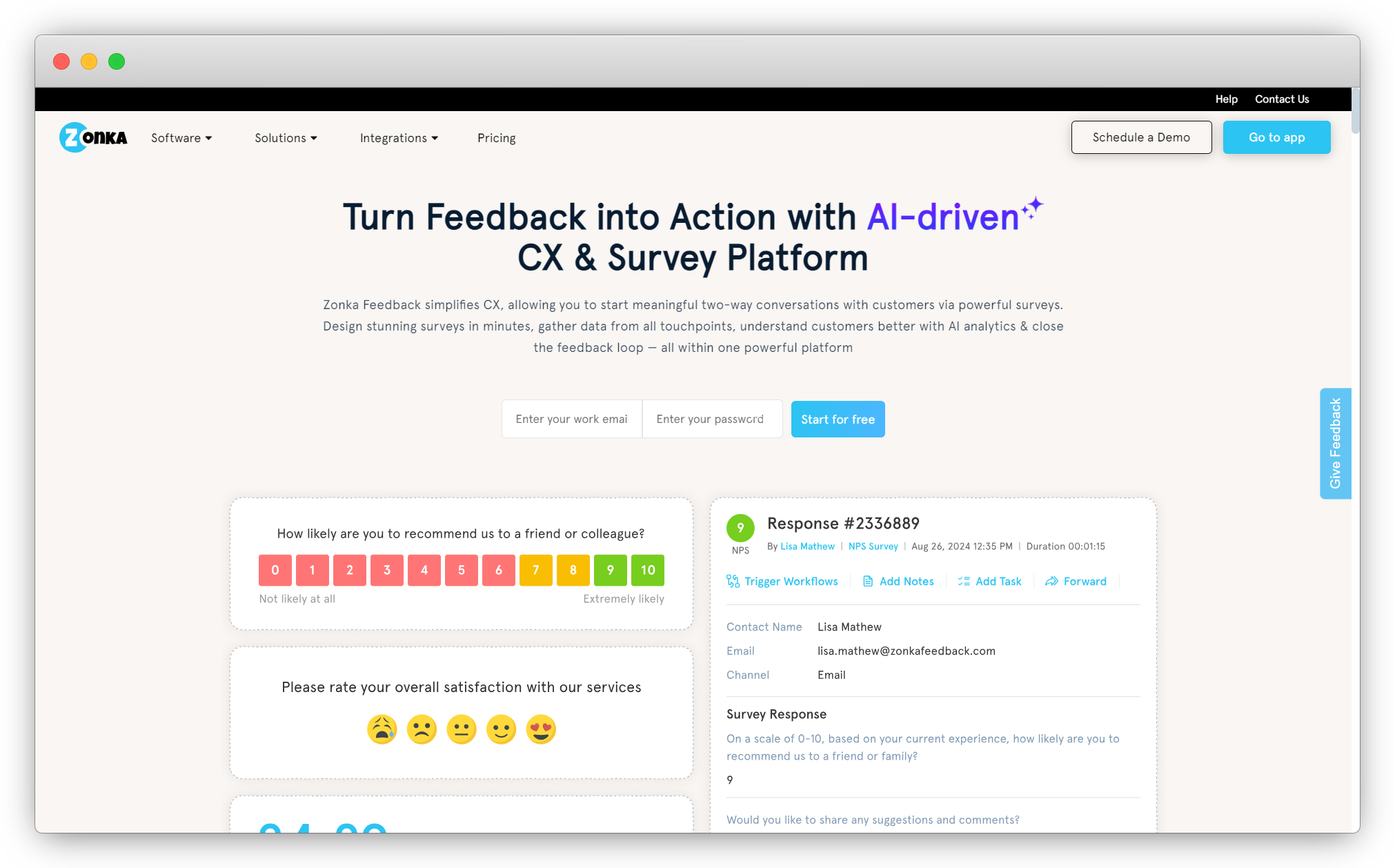 Zonka Feedback customer Satisfaction Tool