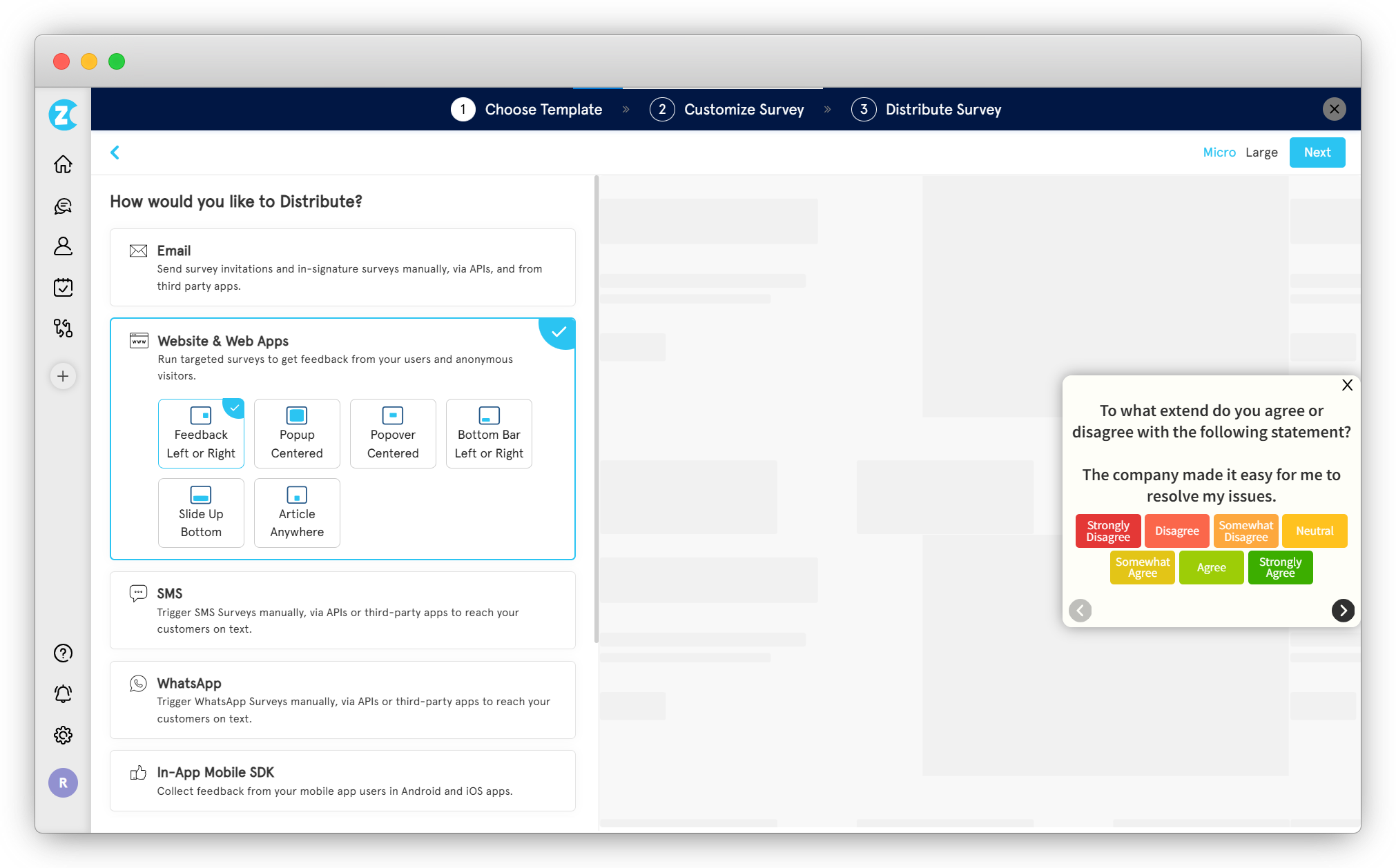 Choose distribution channel