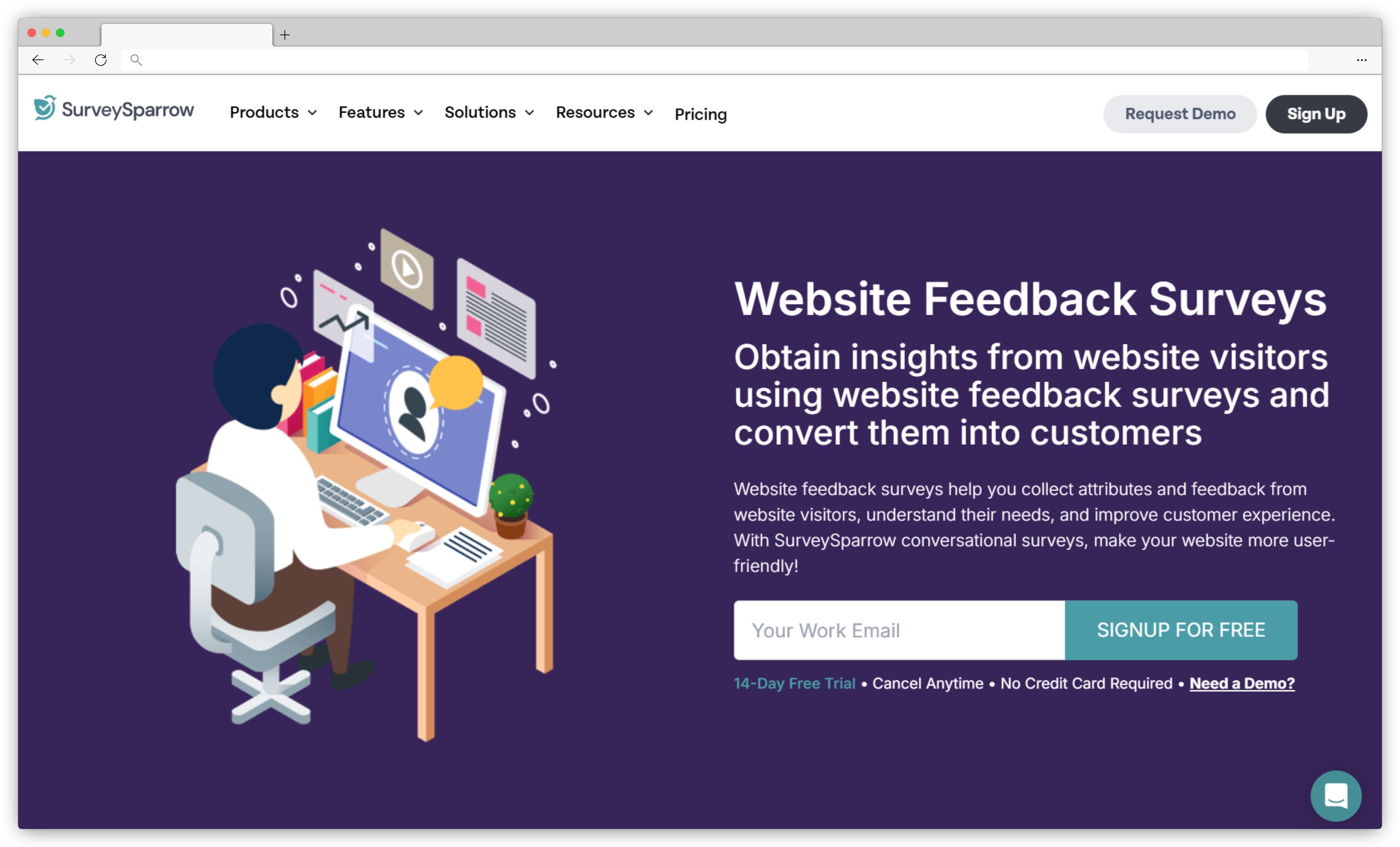 website feedback tools - surveysparrow