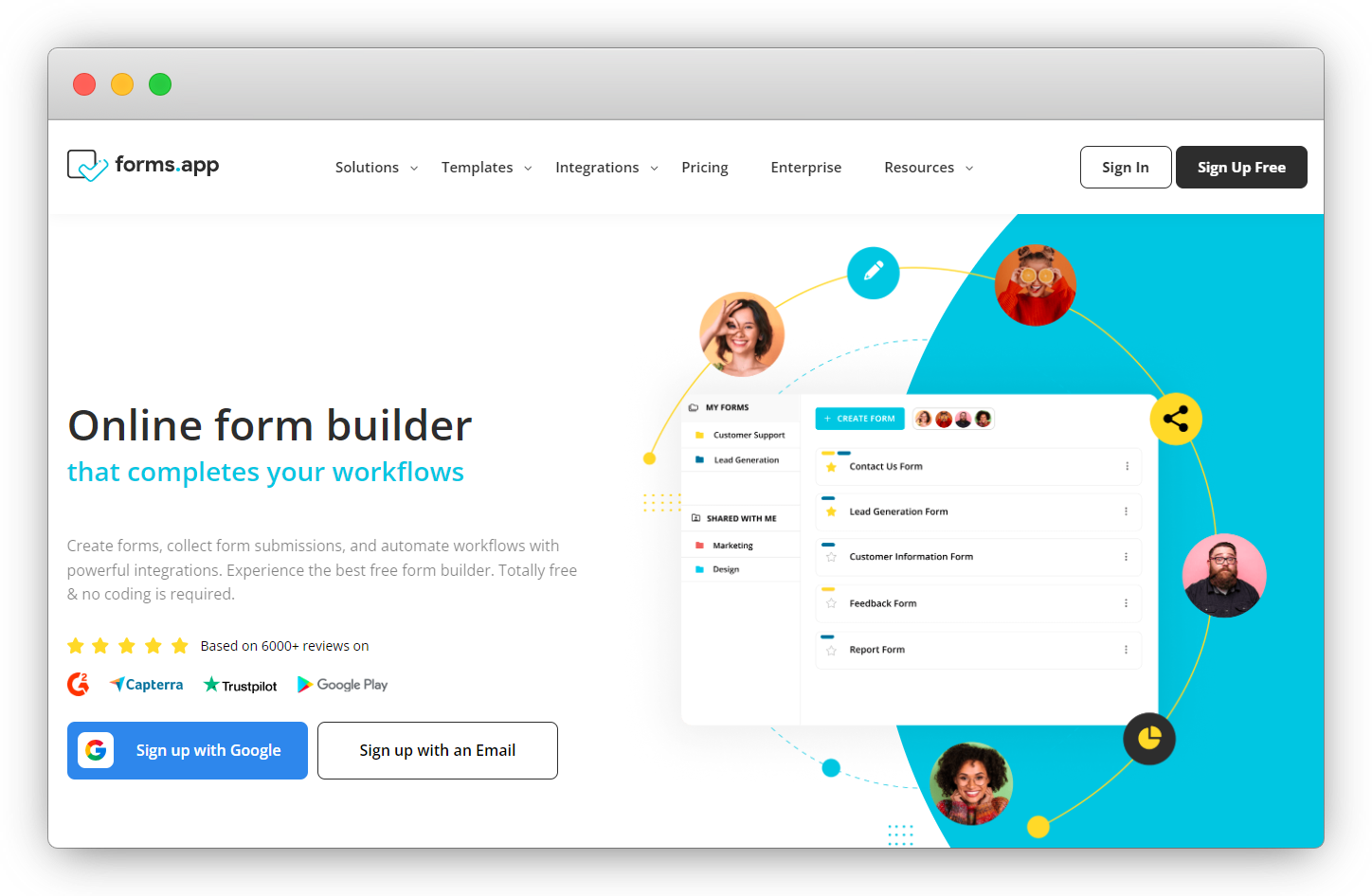 Project Management Software with Form Builder